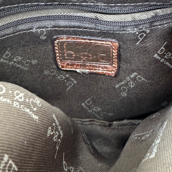 BOC Pink and Brown Cedar Ridge Hobo Crossbody Bag with Dual Zippers - Picture 7 of 10